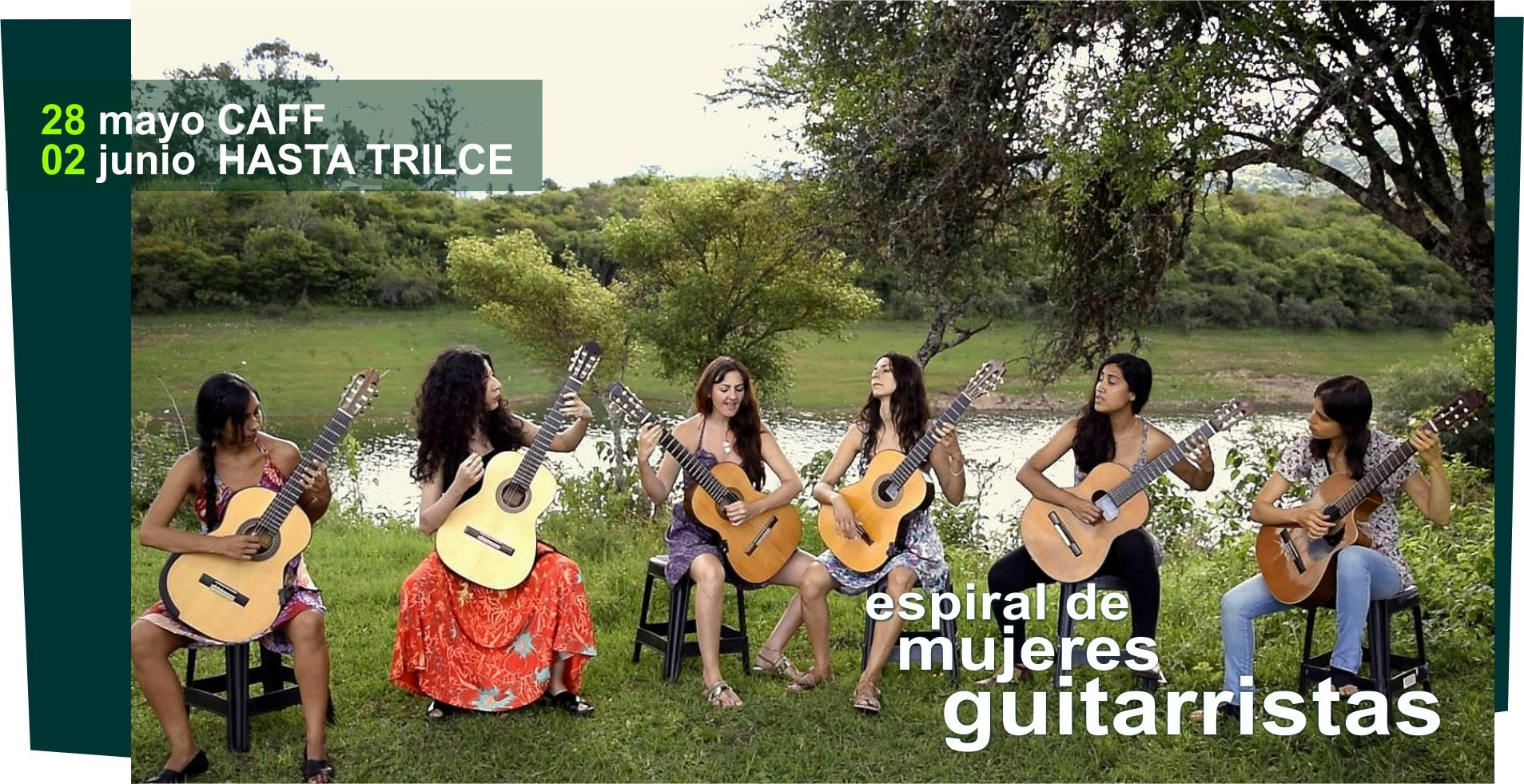Espiral de mujeres guitarristas