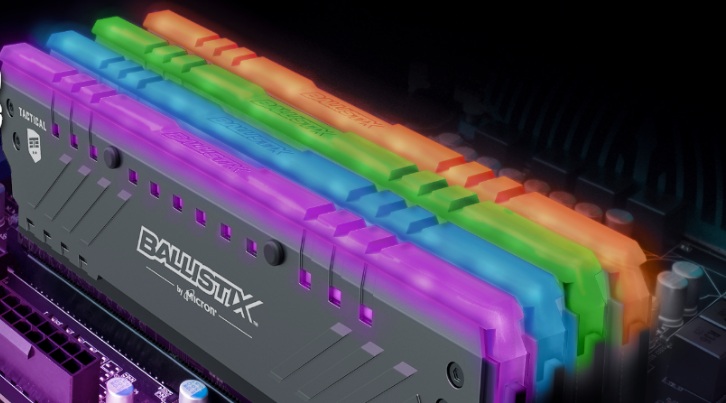 Ballistix anuncia sus módulos de memoria Tactical Tracer DDR4 RGB para gaming