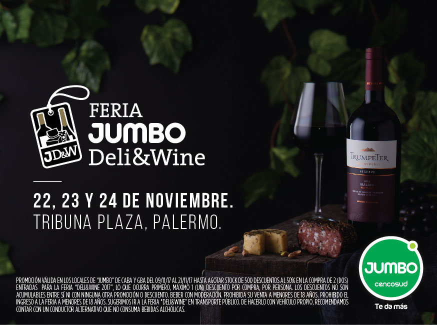 Se palpita la 6º edición de la FERIA JUMBO DELI & WINE, un clásico del placer gourmet