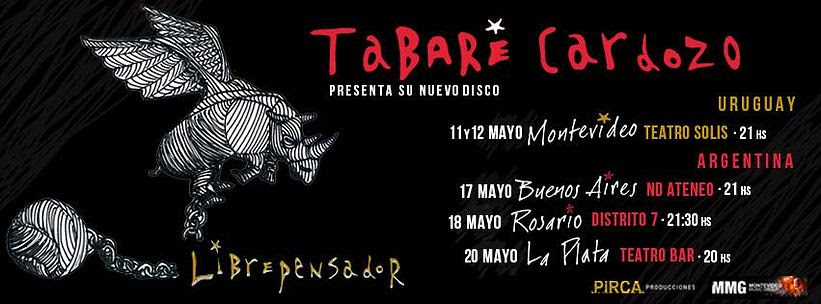 Tabaré Cardozo, Librepensador, nuevo disco 2018