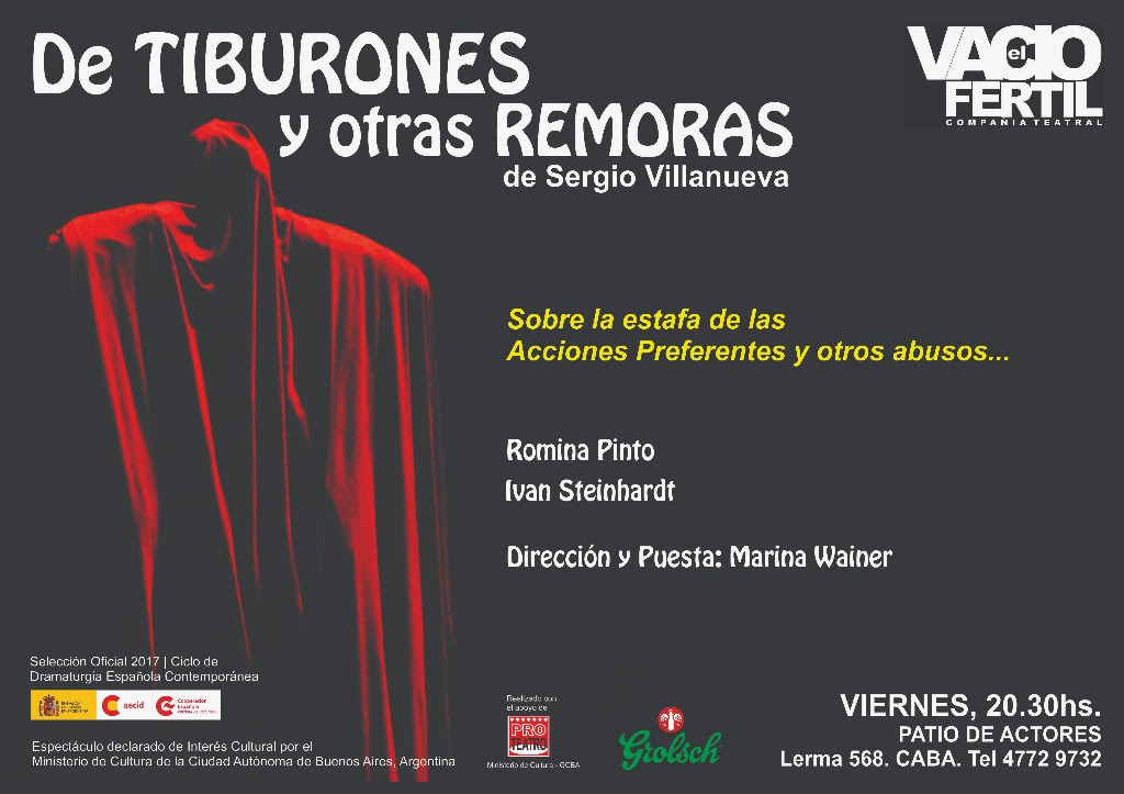 Se estrena en Argentina «De tiburones y otras rémoras”