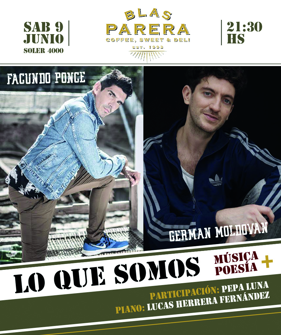 «Lo que somos: Música + Poesía» de Facundo Ponce
