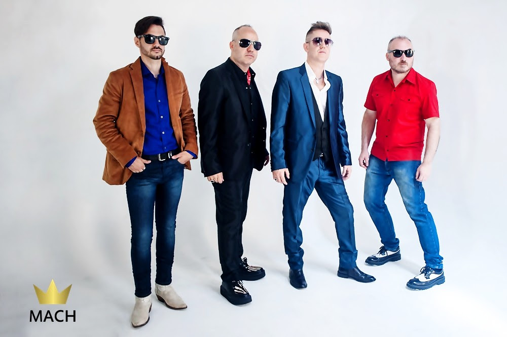 La banda de rock/pop de los hermanos Champagna MACH, se presentará en concierto junto a IDEOLOGEMA