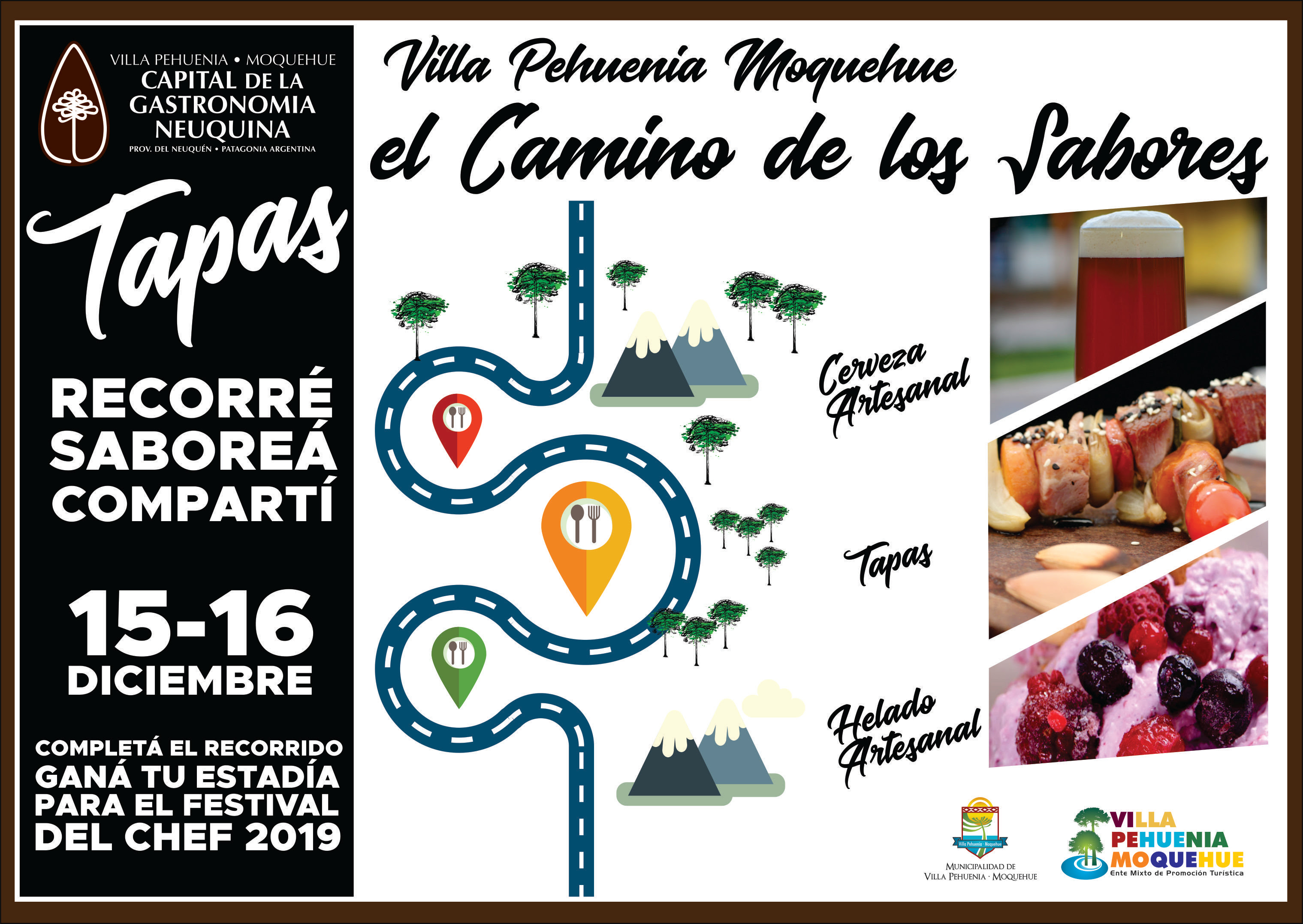 Villa Pehuenia-Moquehue propone un fin de semana de gastronomía en un Camino de Sabores