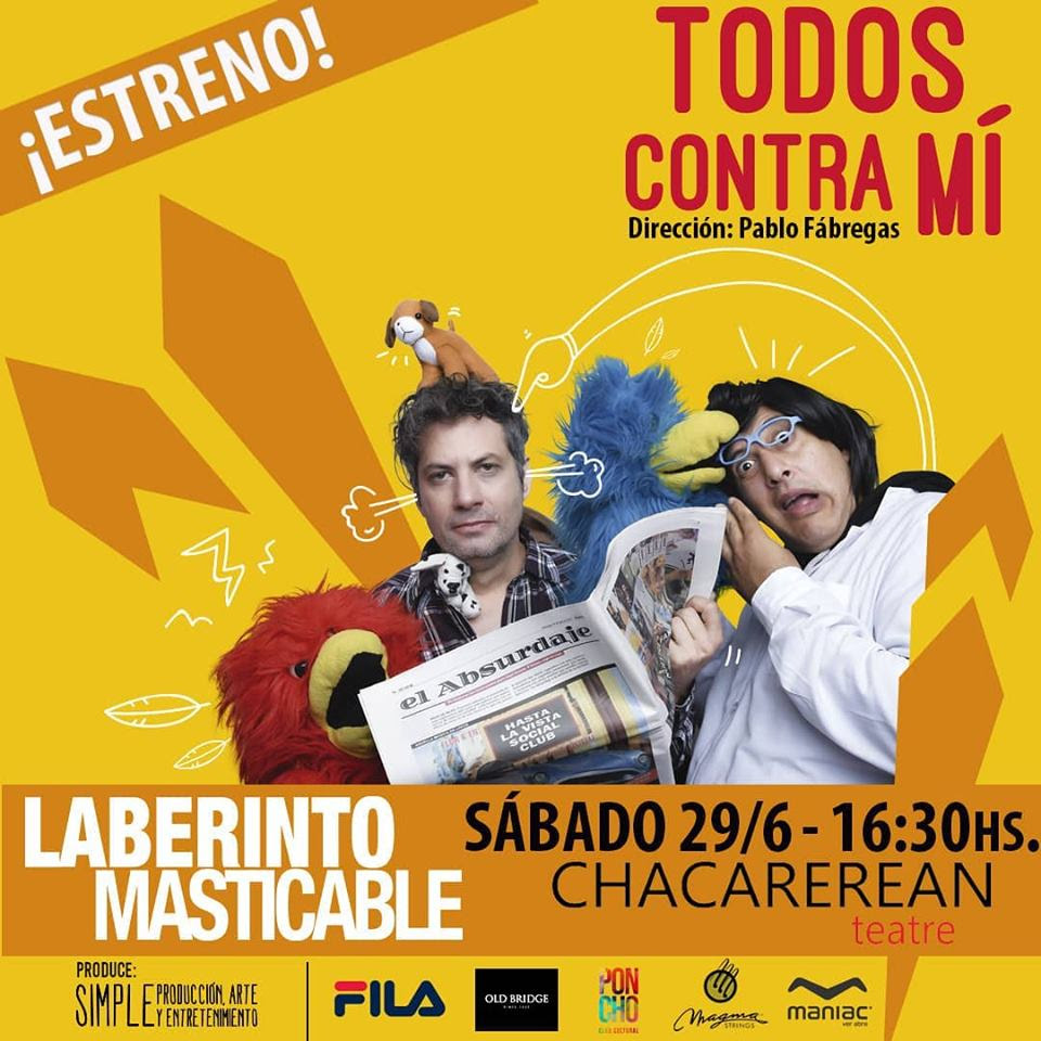 LABERINTO MASTICABLE presenta “TODOS CONTRA MÍ”
