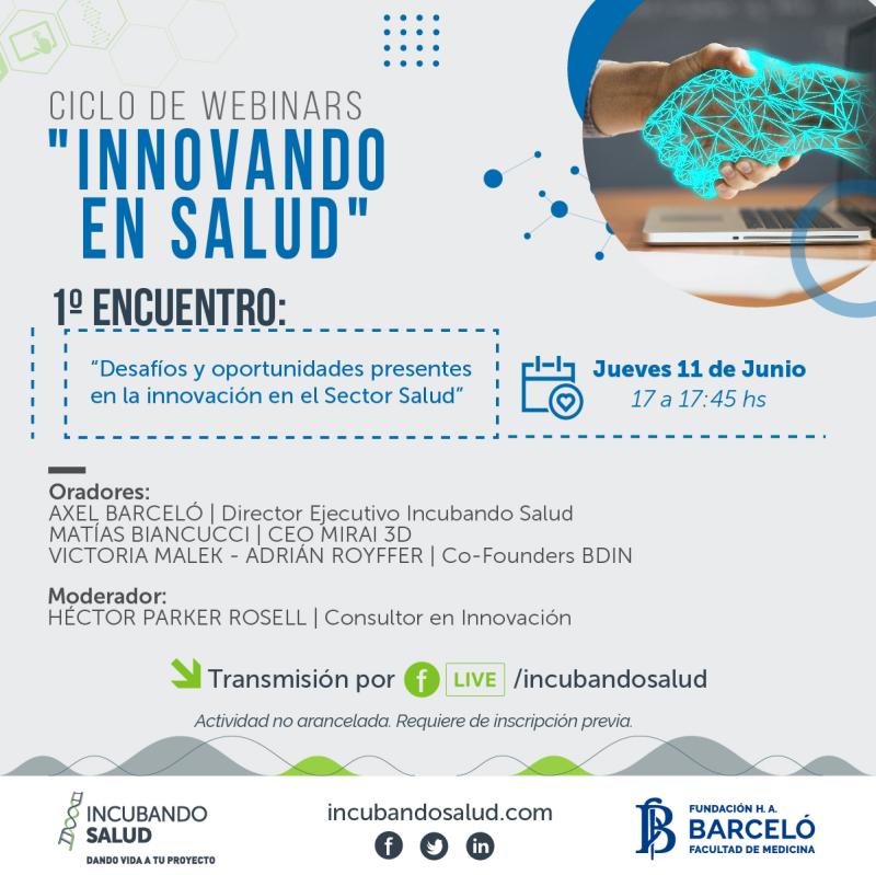 Fundación Barceló presentá el Ciclo de Webinars: Innovando en Salud