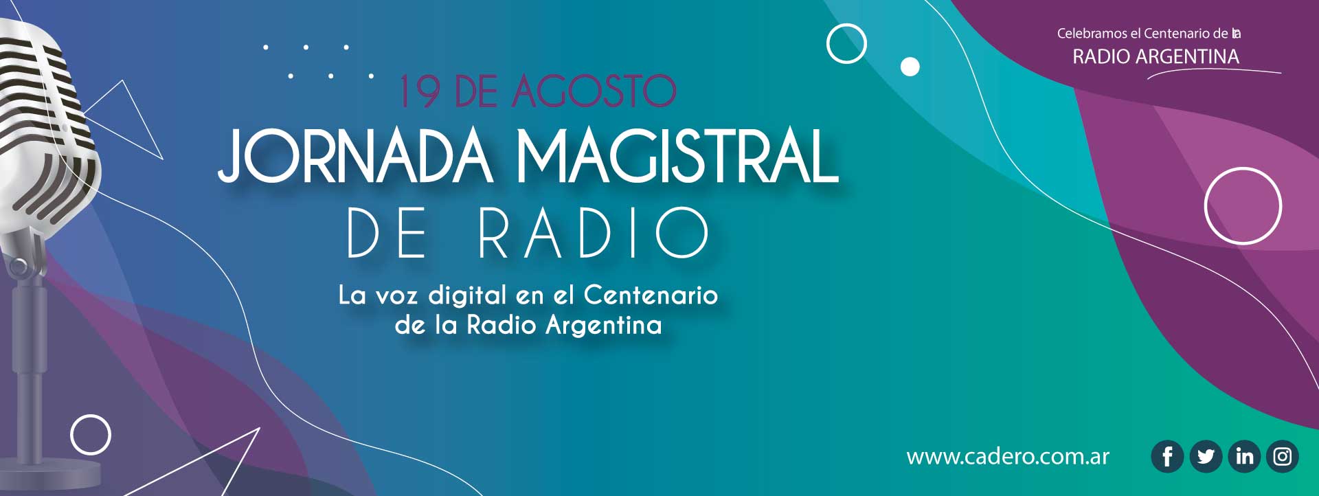 JORNADA MAGISTRAL DE RADIO JUNTO A RADIALISTAS Y EXPERTOS DE TODO EL MUNDO