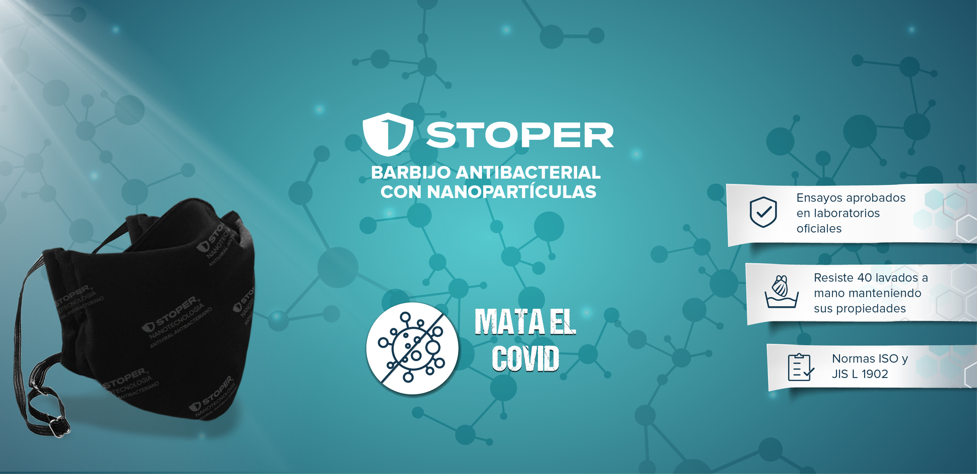 Los tapabocas reutilizables, antibacteriales y antivirales – que elige la tripulación aérea