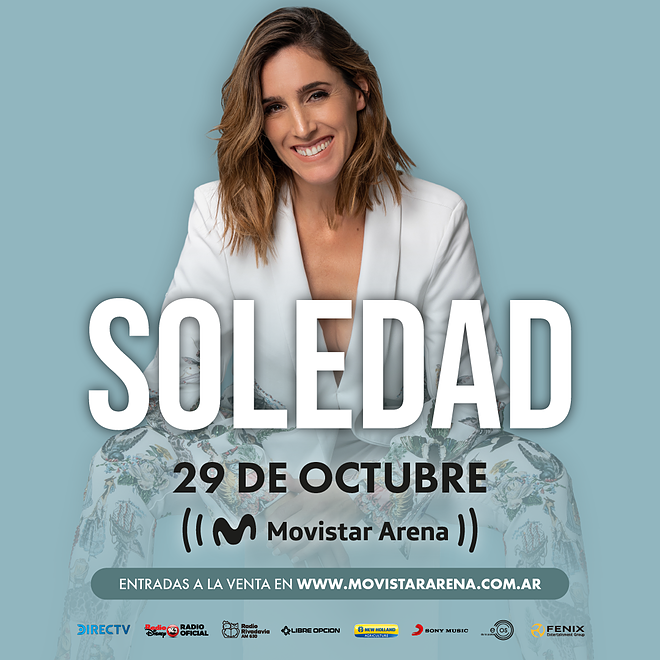 SOLEDAD A SOLO DOS MESES DEL MEGA SHOW EN EL Movistar Arena