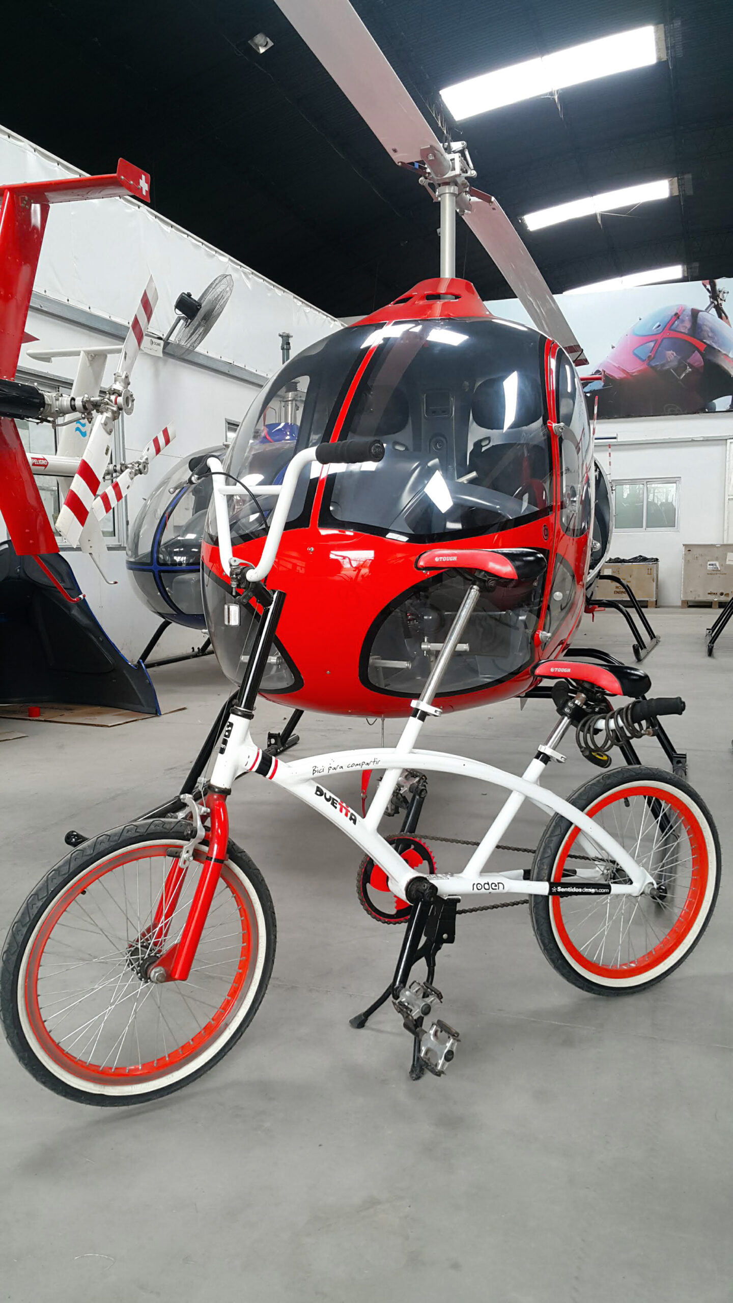 EL DUEÑO DEL DISEÑO DE BICICLETAS Y HELICOPTEROS ES SALADILLENSE