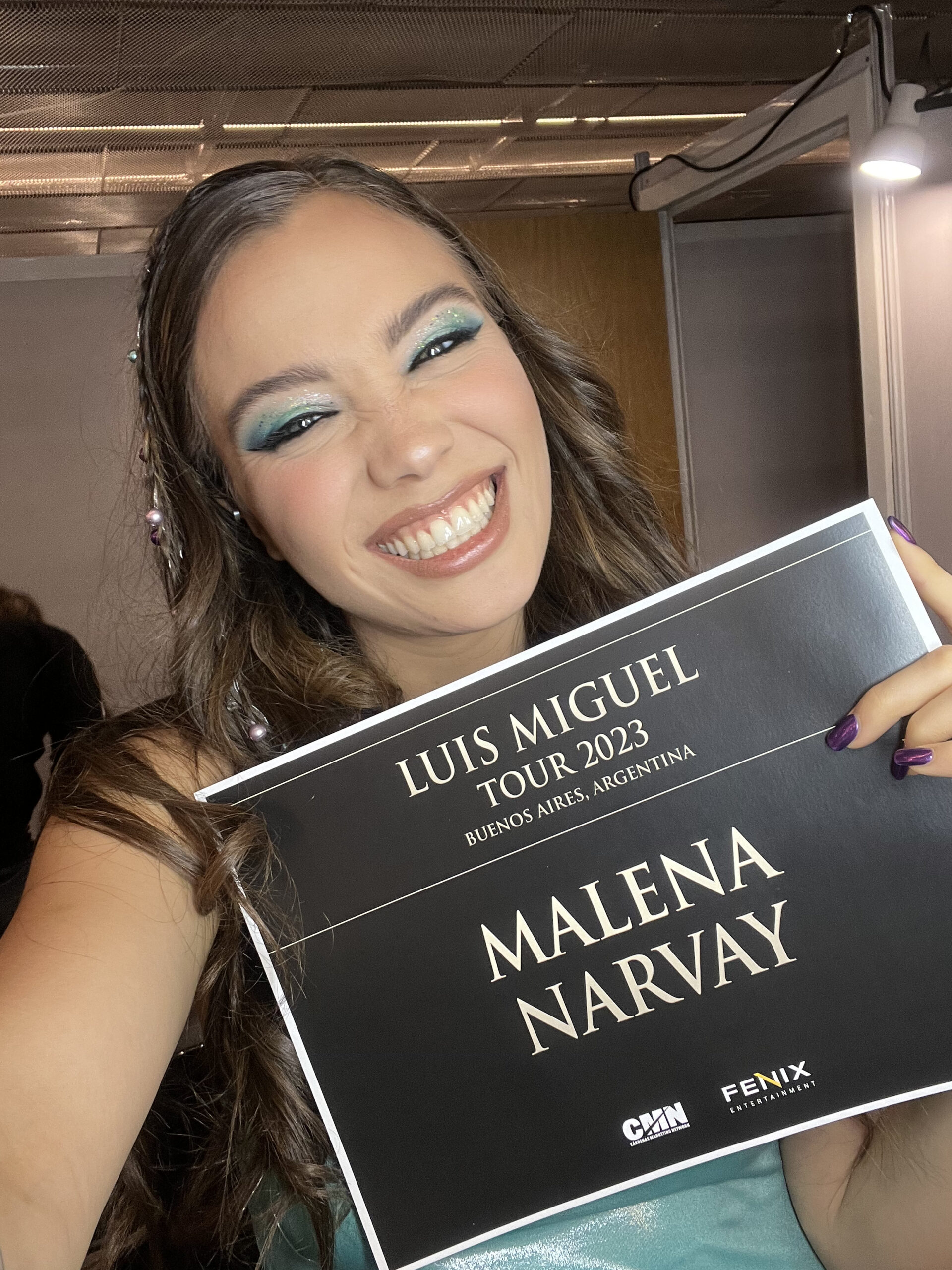 MALENA NARVAY  Elegida por Luis Miguel para abrir sus últimos tres conciertos