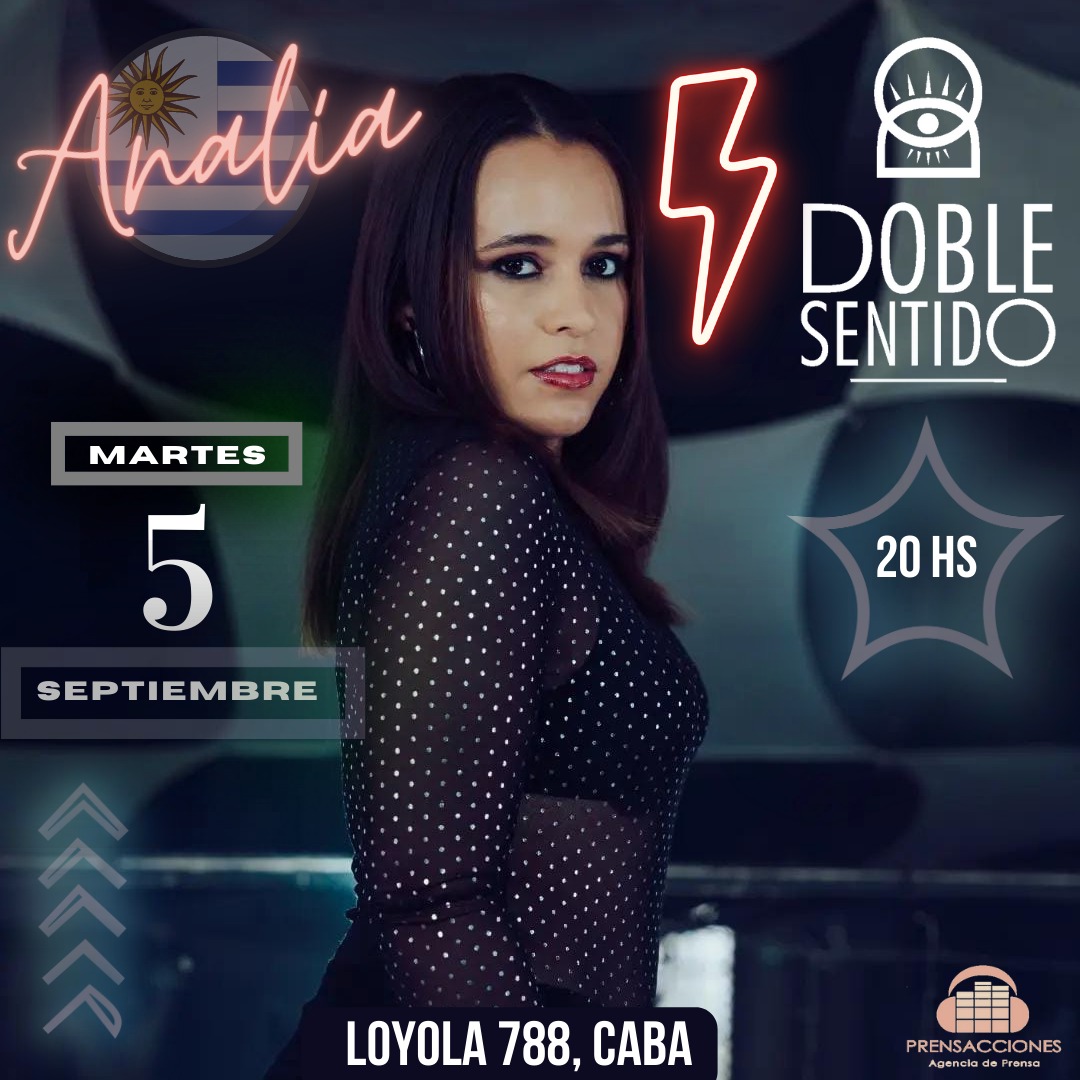 Analía llega a la Argentina para difundir su disco debut “Inspiración” que ya está disponible en todas las plataformas.