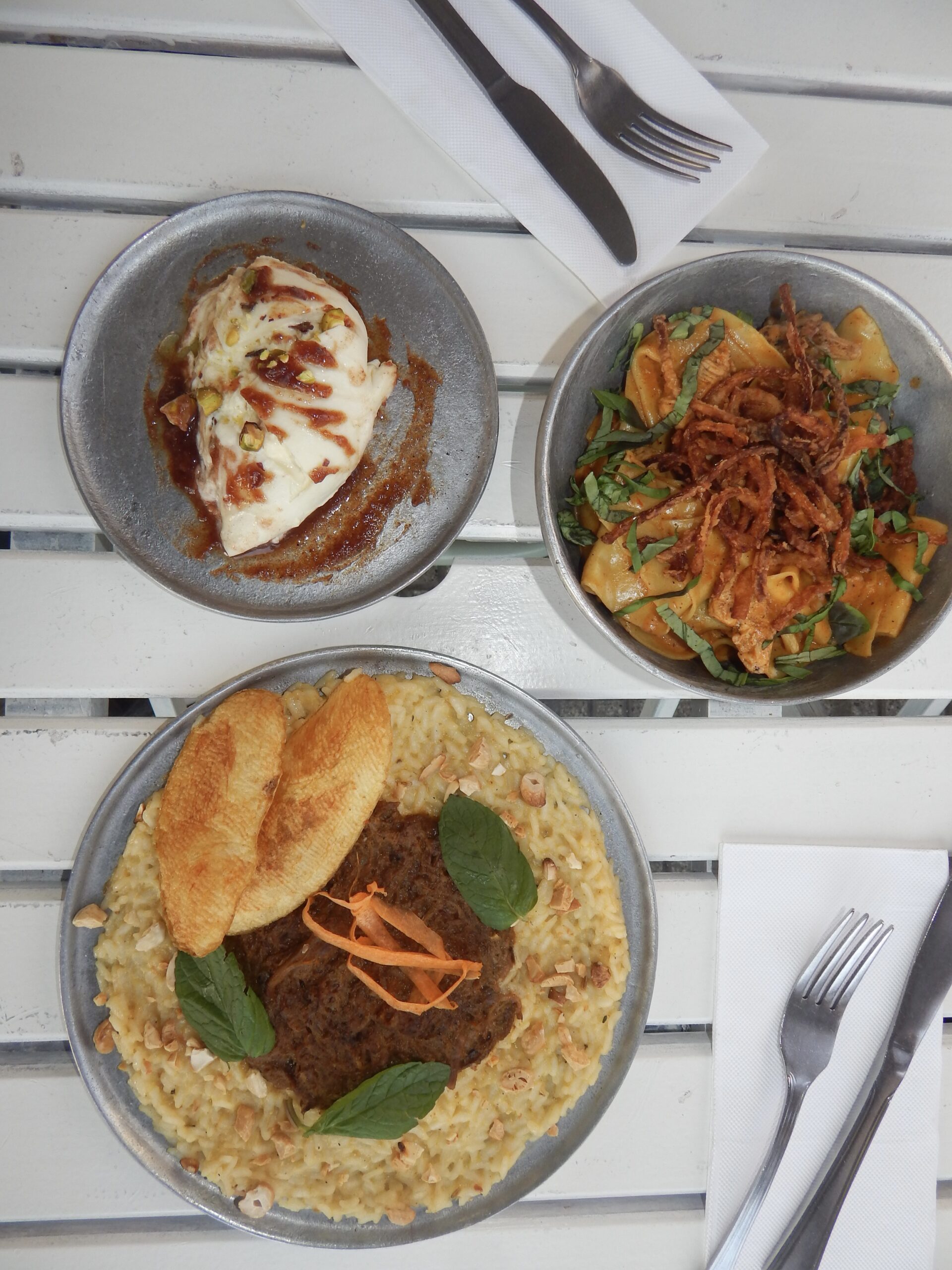 DOS CHEFS Y UN MENÚ DE TRES PASOS