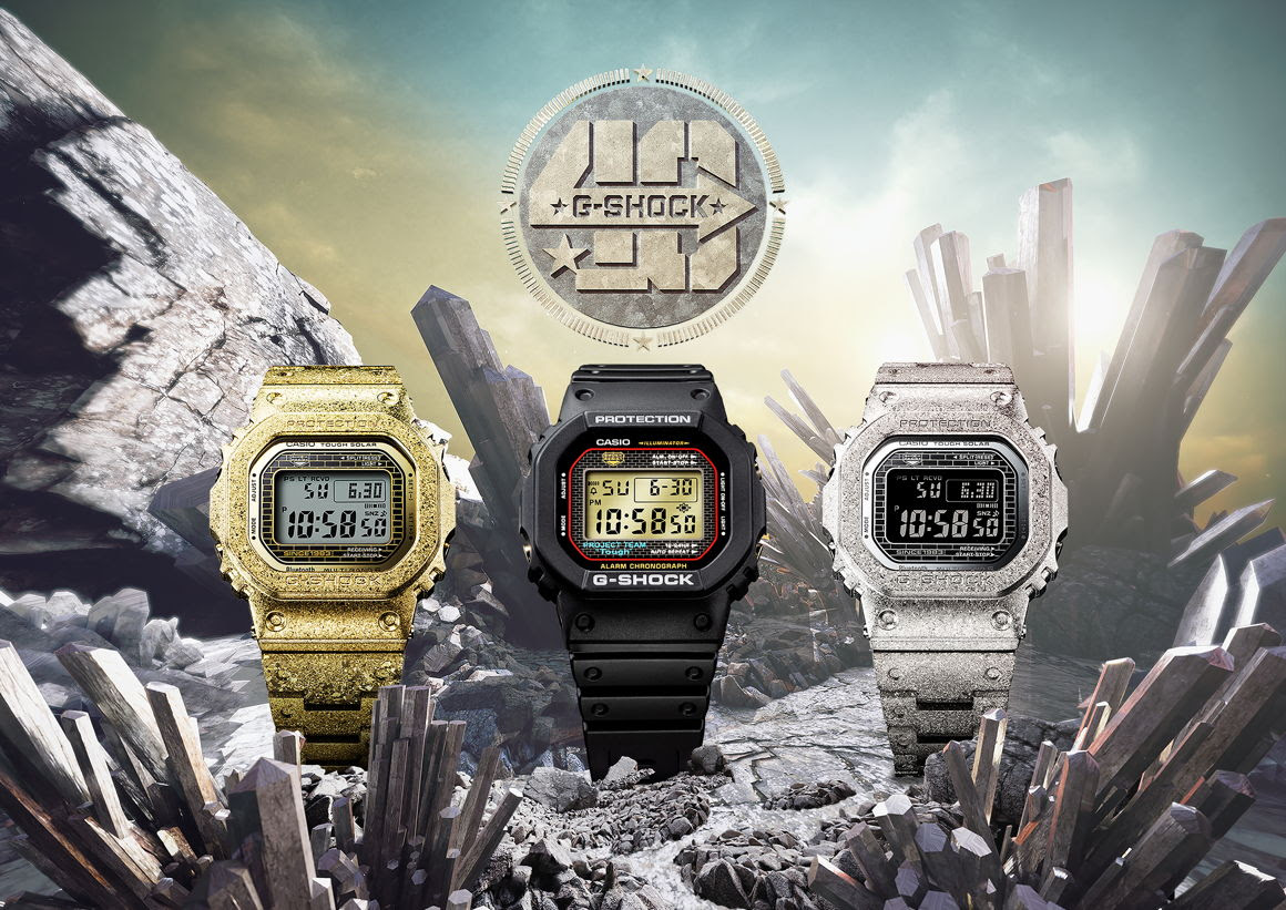 G-SHOCK presenta nuevos procesos de fabricación en la serie de modelos Recrystallized, conmemorativa por su 40 aniversario
