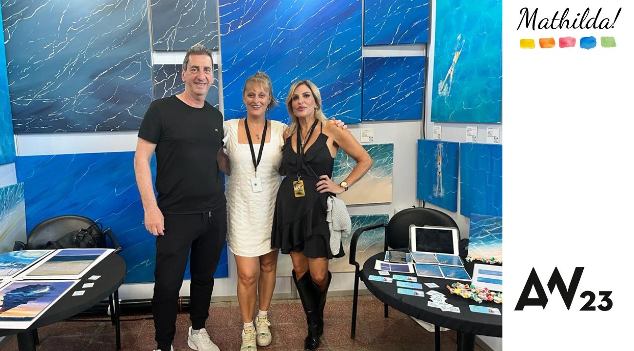 MATHILDA presentó nuevas obras en Art Week Chile 23