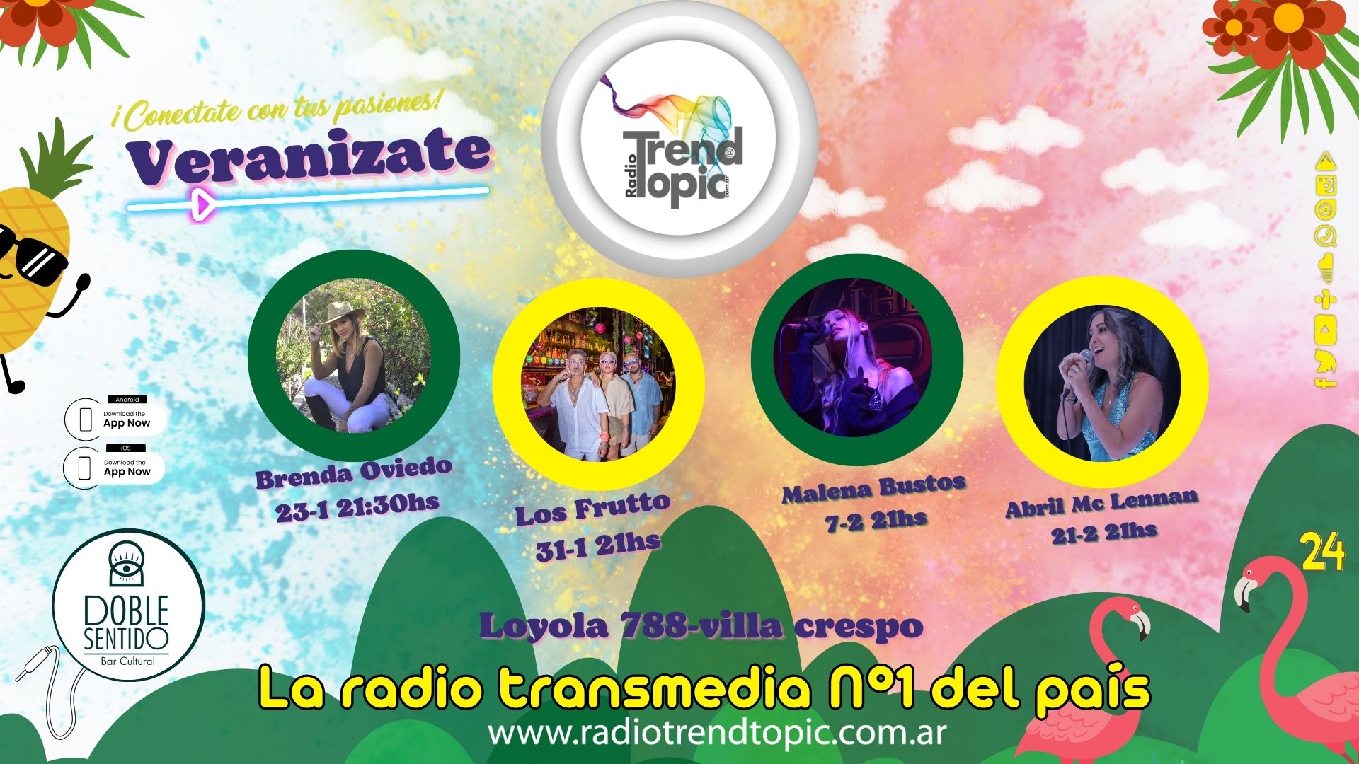 Los acústicos de Trend Topic en modo #veranizate desde Doble Sentido