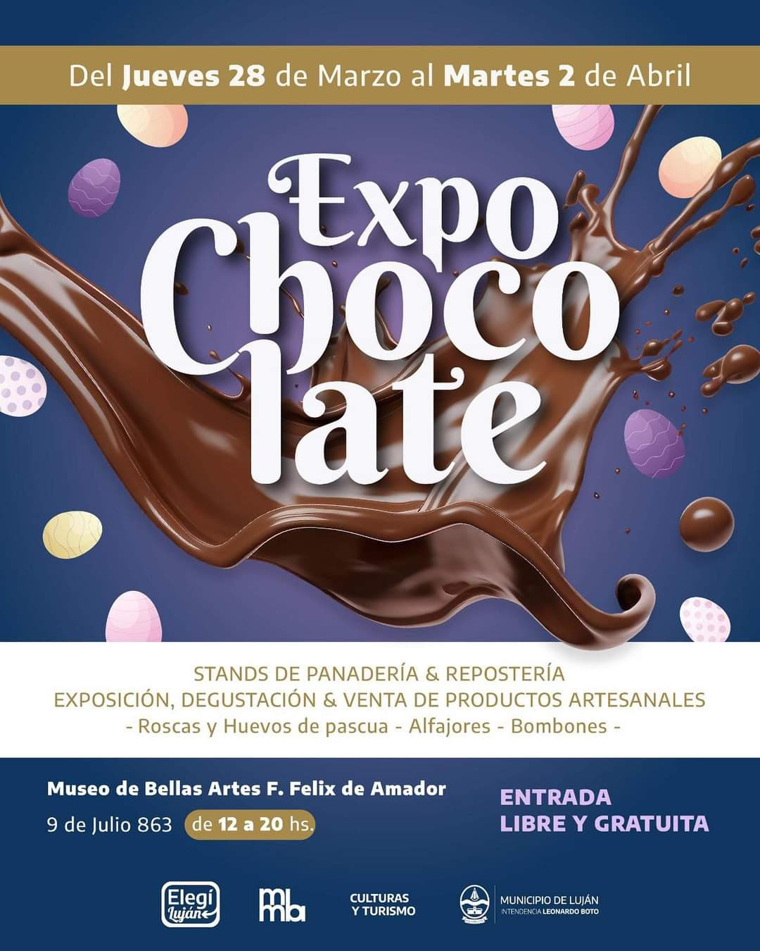 LA EXPO CHOCOLATE LLEGA A LUJÁN EL FIN DE SEMANA