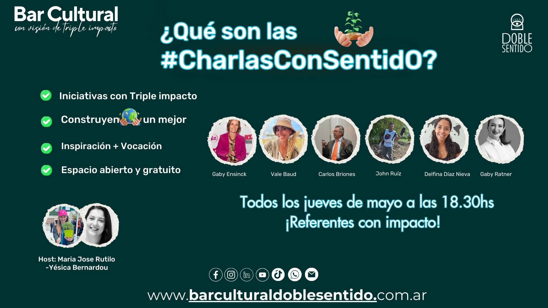Charlas con SentidO  – Ciclo de conversaciones con alto impacto