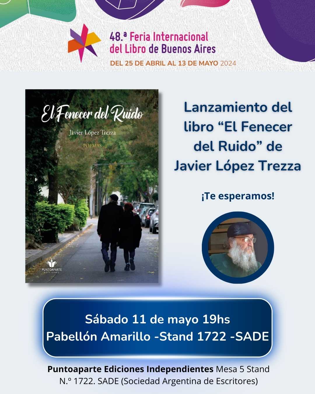 El Fenecer del Ruido, es el nuevo poemario del escritor Javier López Trezza