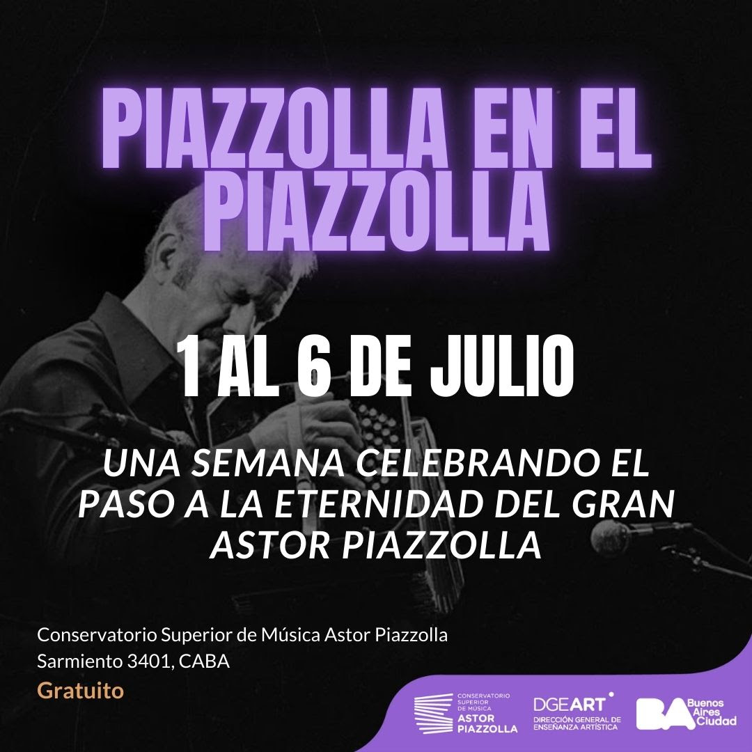 Semana “Piazzolla en el Piazzolla”