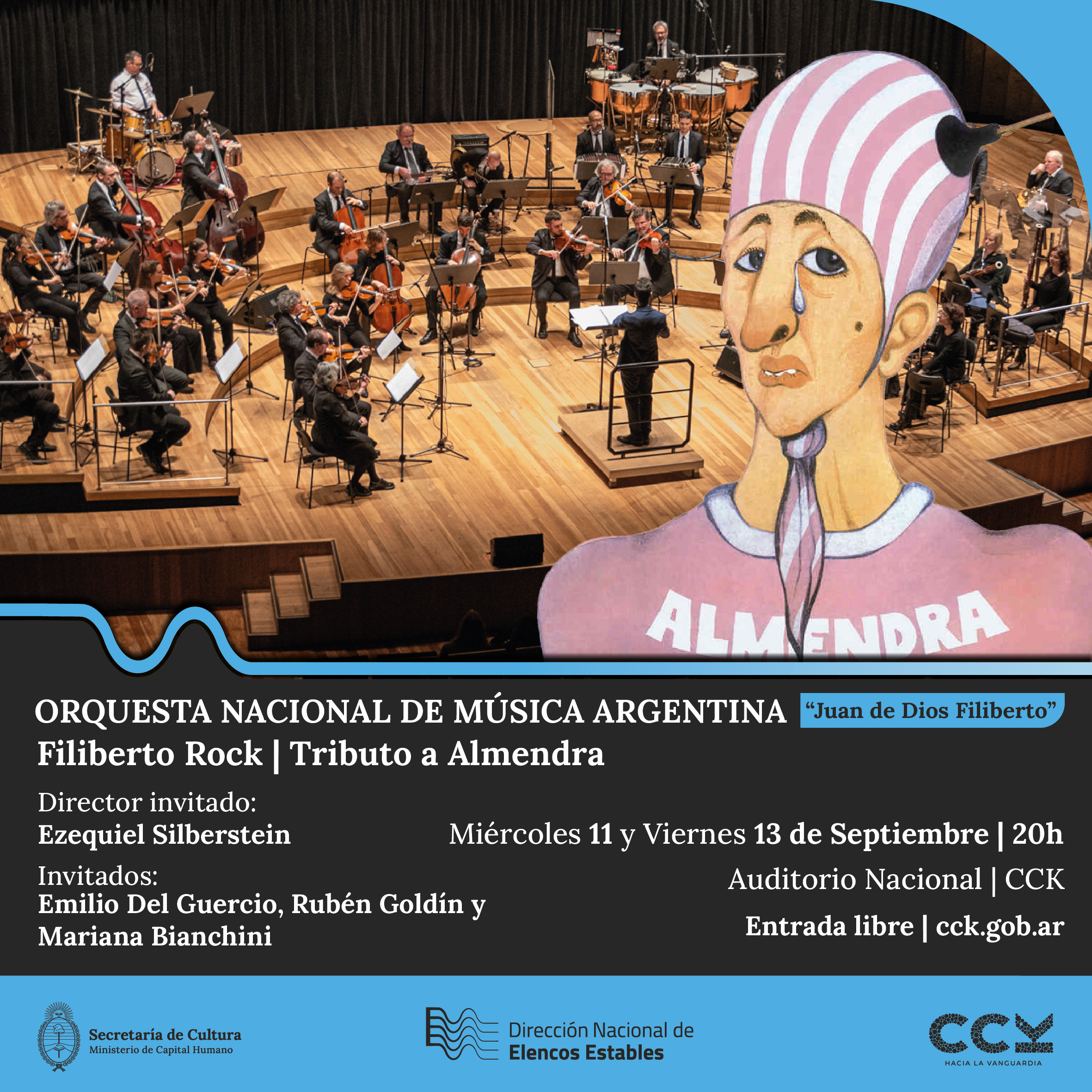 Orquesta Nacional de Música Argentina – Filiberto Rock «Tributo a Almendra»