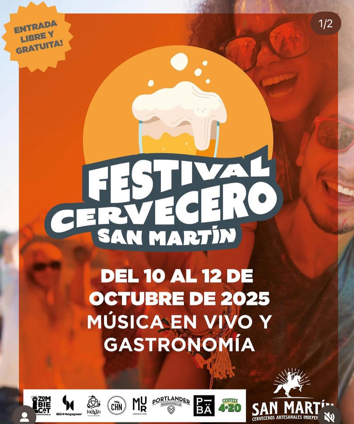 EL FESTIVAL CERVECERO DE SAN MARTÍN VUELVE A DECIR PRESENTE EN PARQUE YRIGOYEN